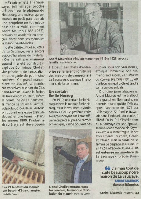 Article Courrier Eure haut gauche