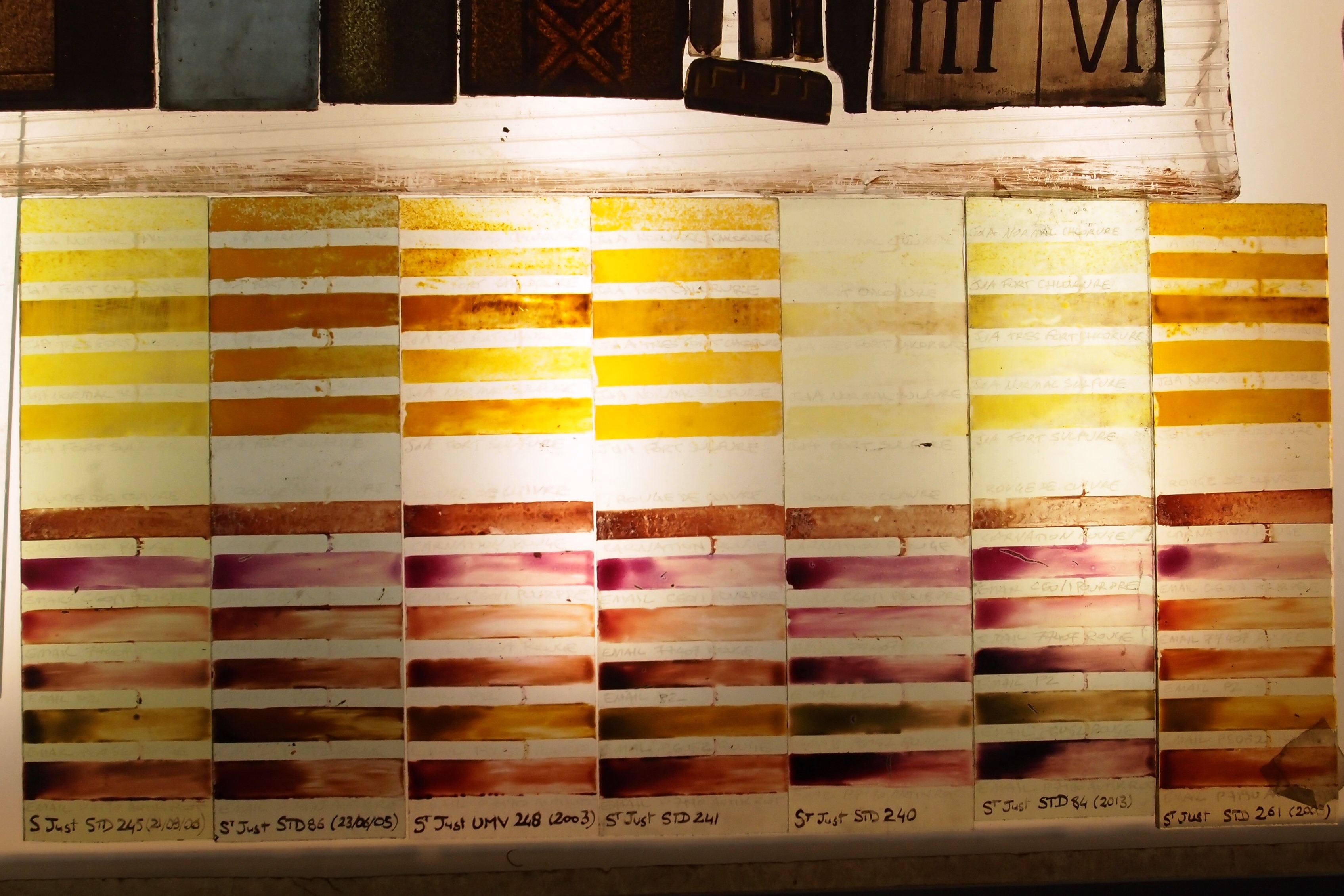 3 Nuancier couleurs et verres