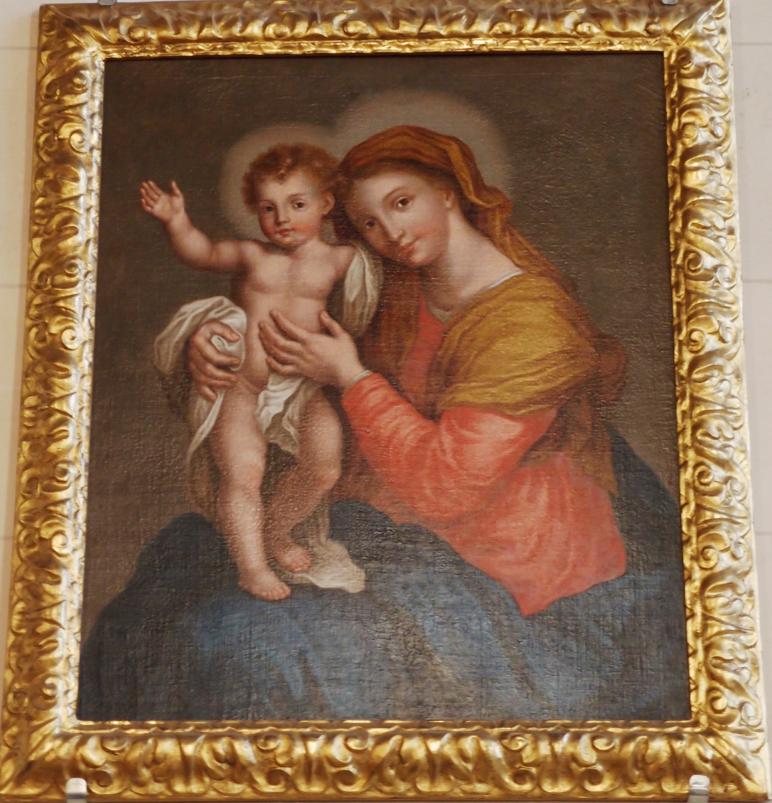 Restauration Vierge Enfant apres