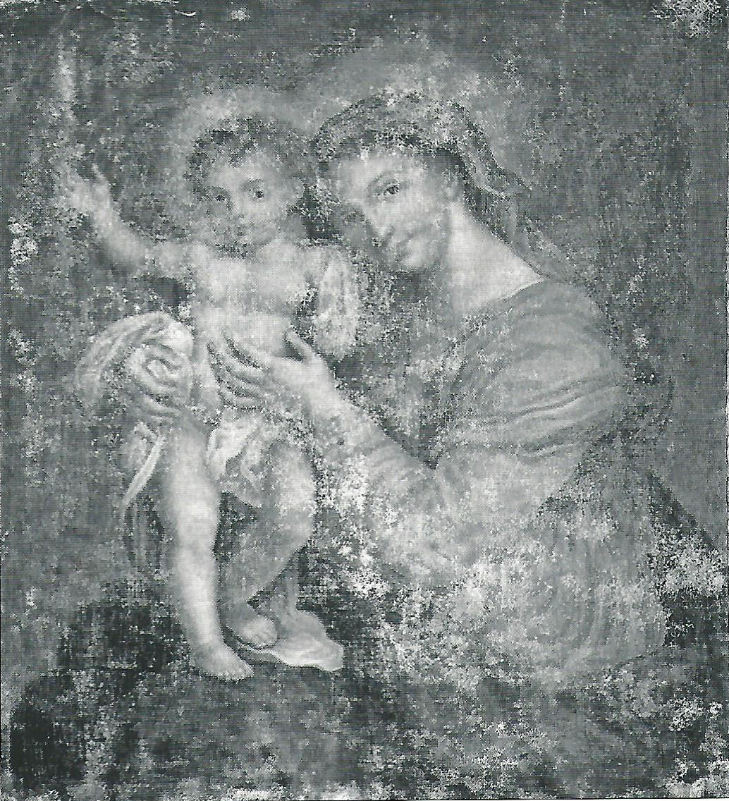 Restauration Vierge Enfant avant