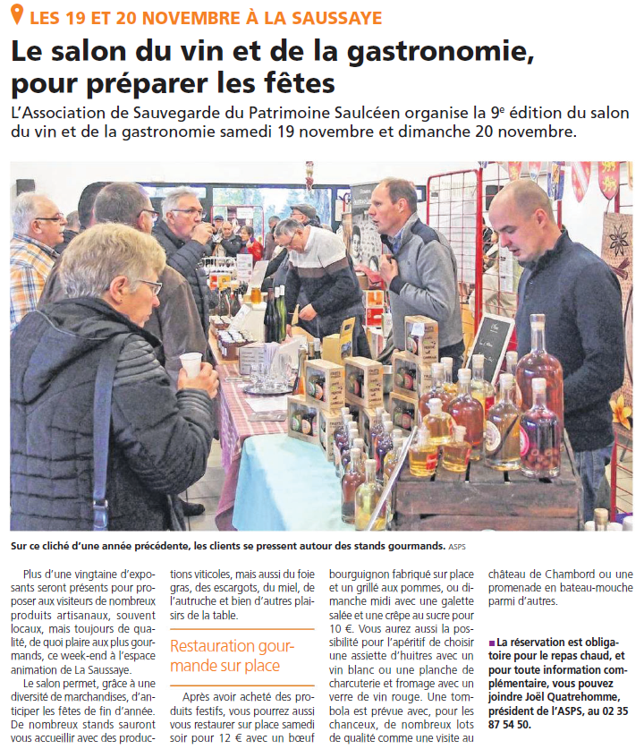 Article Courrier Eure avant