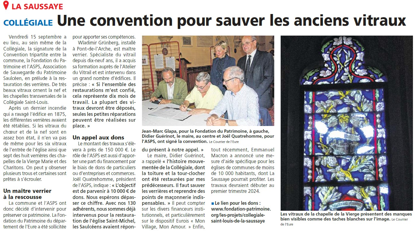 Article Courrier Eure